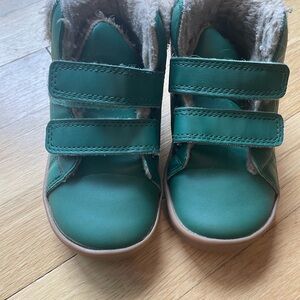 Green Kids Shoes with Velcro Straps